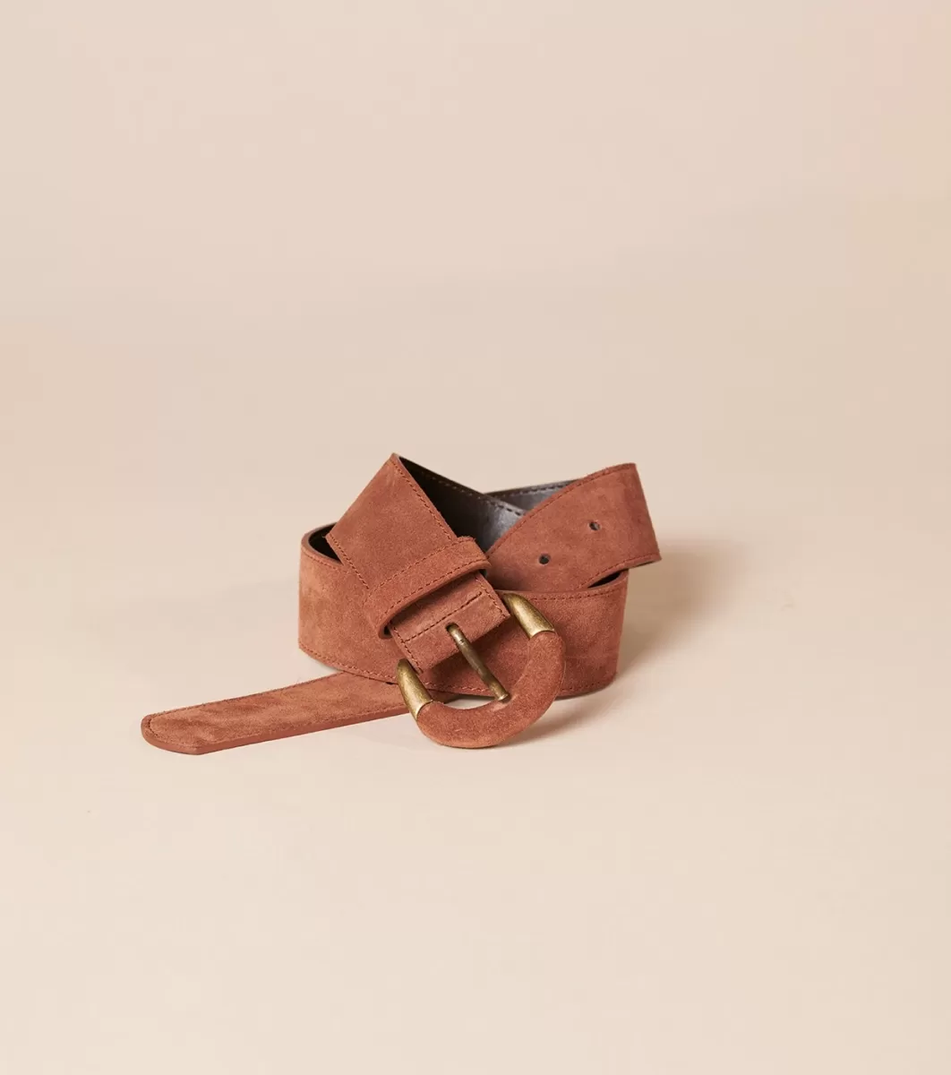 Fashion Ceinture ANITA Camel foncé Femme Ceintures