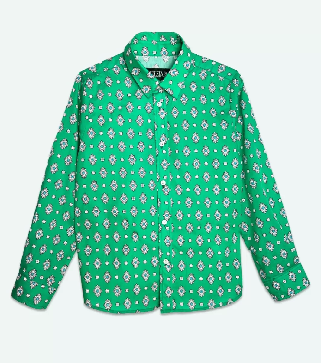 Online Chemise Enfant PITCHOUN Merveille menthe aqua Enfant Garçon | Fille