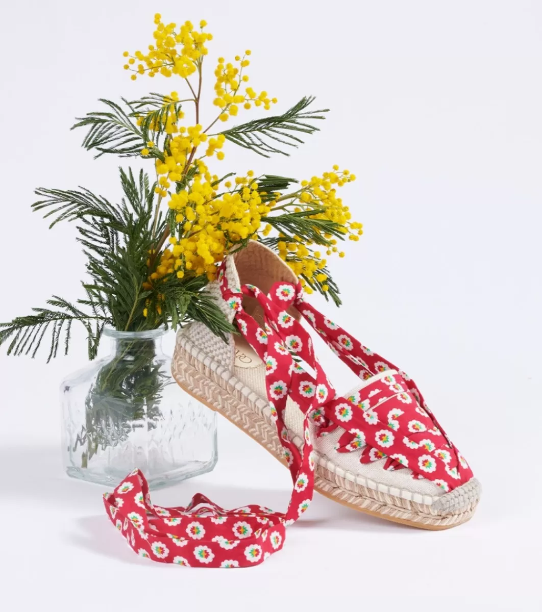 Hot Espadrilles VANINA Fleur de Maussane Femme Chaussures