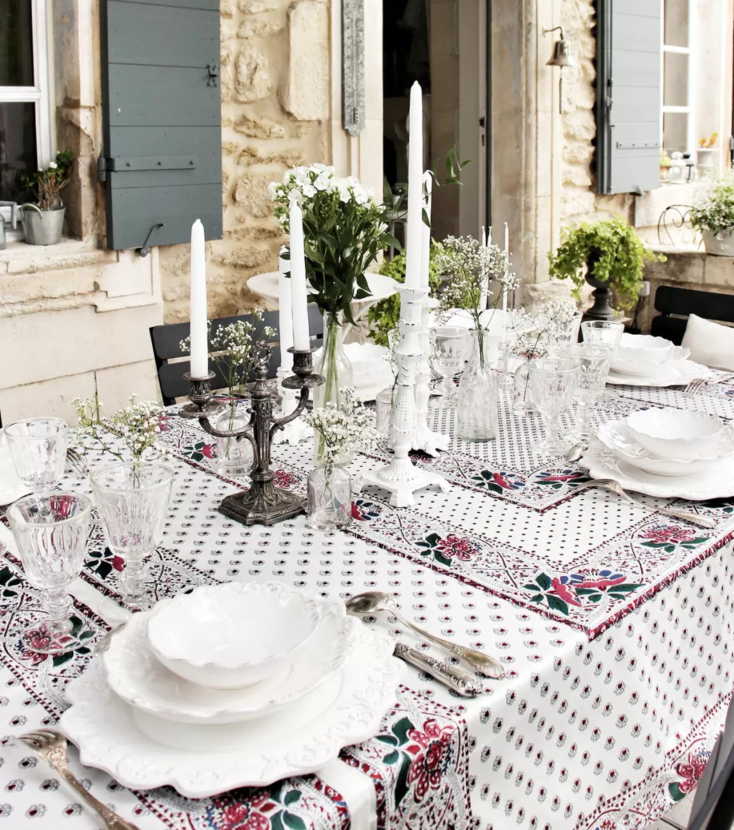 Cheap Nappe carrée « Baumanière » Nos Tables Automnales